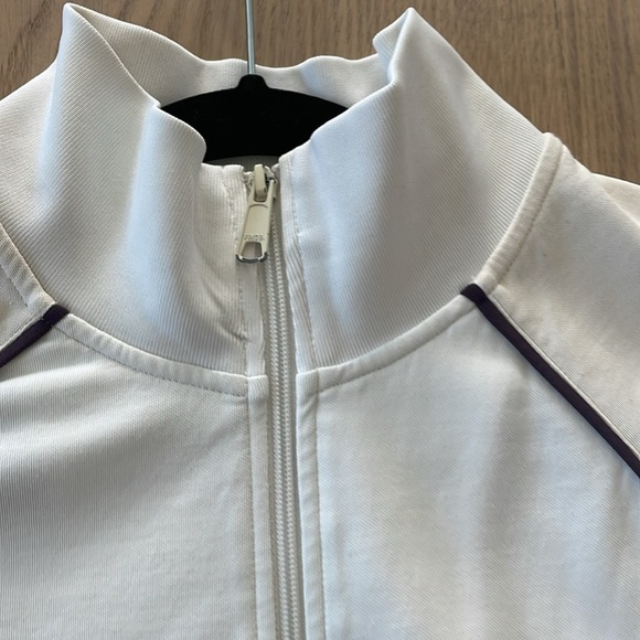 VINCE - Zip up tack jacket - two tone cream - XL - Picture 5 of 10